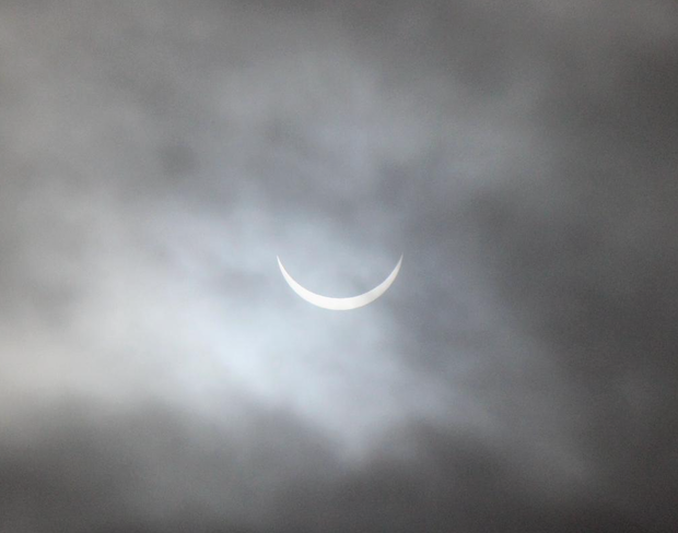 Steve Brown (@sjb_astro) captured the 91% partial eclipse from Middlesbrough.